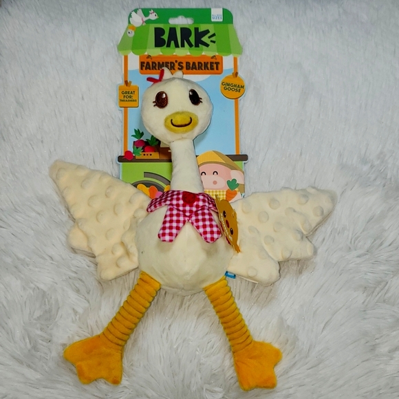 Bark Other - Bark Gingham Goose Dog Toy